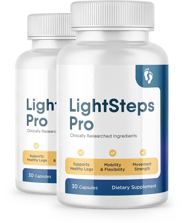 LightSteps Pro capsules — daily supplement for swollen legs and puffy ankles